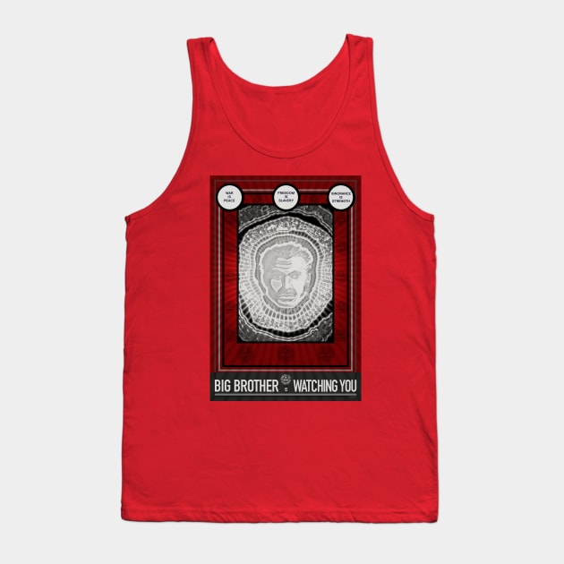 BIG BROTHER IS WATCHING YOU Tank Top by HalHefner